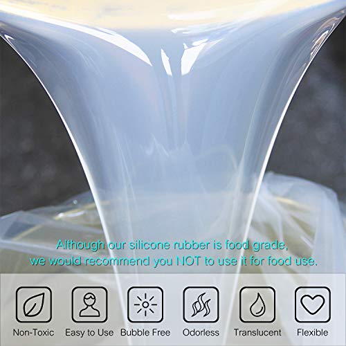 Silicone Mold Making Kit – Liquid Translucent Silicone Rubber for Silicone Molds Making – Easy 1:1 Mixing Ratio Silicone for DIY Resin Molds, Casting, Jewelry Making, Manual Making, Crafts (22 oz.) | The Storepaperoomates Retail Market - Fast Affordable Shopping