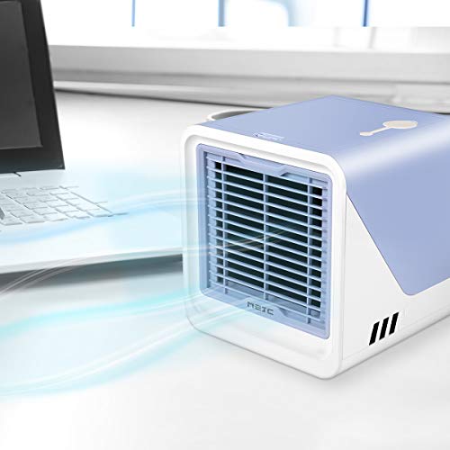Portable Air Conditioner,Personal Air Cooler with 3-Speeds,Mini Air Conditioner with LED Light,Desktop Cooling Fan with Handle,Suitable for Room/Office | The Storepaperoomates Retail Market - Fast Affordable Shopping