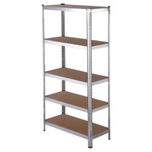 New 5 Level Heavy Duty Shelf Garage Steel Metal Storage Rack Adjustable Shelves