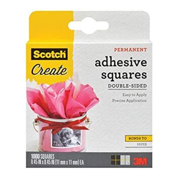 Scotch Adhesive Squares, .45 in x .45 in, 1000 Count, Excellent for all Paper Crafts (009-1000-CFT) | The Storepaperoomates Retail Market - Fast Affordable Shopping