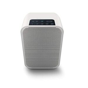 Bluesound Pulse Flex 2i Portable Wireless Multi-Room Smart Speaker with Bluetooth – White – Compatible with Alexa and Siri