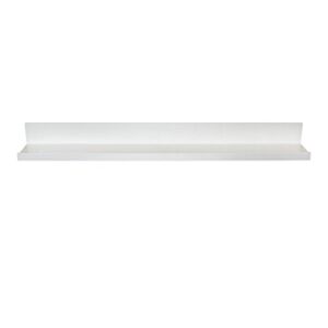 InPlace Shelving 9084678 35.4 in W x 4.5 in D x 3.5 in H Floating Shelf with Picture Ledge, White