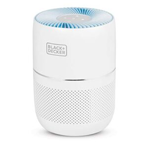 BLACK+DECKER Tabletop Air Purifier – 3-Stage Filtration System – HEPA Air Purifiers for Home