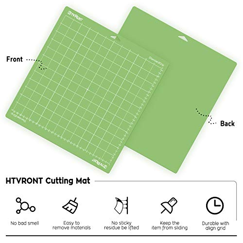 HTVRONT Cutting Mat for Cricut, 6 Pack Cutting Mat 12×12(StandardGrip, LightGrip, StrongGrip, FabricGrip)for Cricut Explore Air 2/Air/One, Variety Adhesive Sticky Cutting Mats Accessories for Cricut | The Storepaperoomates Retail Market - Fast Affordable Shopping