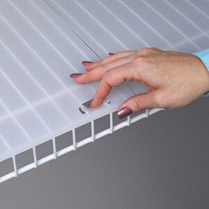 Shelf Liner for 16″ Wire Shelving with Locking Tabs – 10 Foot Roll