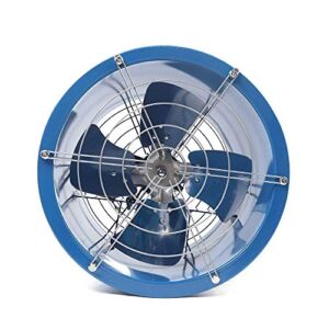 TBVECHI Utility Blower 110V 60HZ 400m³/H Axial Pipe Fan 16”  Cylinder Pipe Fan 1420r/min, Portable Ventilator High Velocity Utility Blower Fan Stand Ventilator Fume Extractor