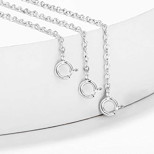 3 Pcs 925 Sterling Silver Necklace Extenders for Women Durable Strong Removable Necklace Bracelet Anklet Extension for Jewelry Making(1 2 3 Inch, Silver) | The Storepaperoomates Retail Market - Fast Affordable Shopping