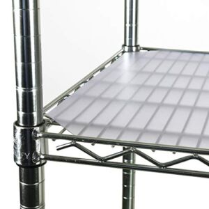 PVC Shelf Liners for Wire Shelving, 4 Pack, Clear Shelf Liners, for Shelf Size 36″ x 12″.