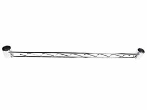 Nexel Hanger Rail for Wire Shelving, Chrome Finish, 36″ L