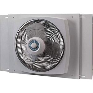 Lasko 16″ Electrically Reversible Window Fan with Storm Guard, 16 INCH, White