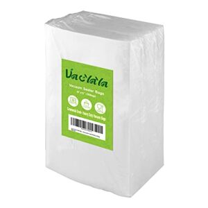 VacYaYa100 Quart 8 x 12 Inch Freezer Food Vacuum Sealer Storage Bags Size,Vac Seal a Meal Bags with BPA Free and Heavy Duty Sous Vide Vaccume Safe PreCut Bag