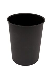 Kenney Storage Made Simple Plastic Waste Basket, Black