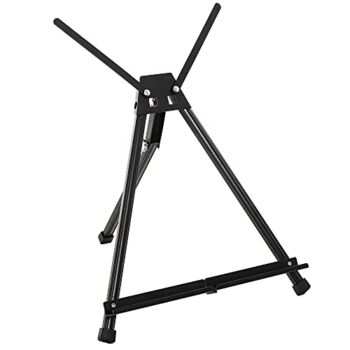U.S. Art Supply 15″ to 21″ High Adjustable Black Aluminum Tabletop Display Easel with Extension Arm Wings – Portable Artist Tripod Folding Frame Stand – Holds Canvas, Paintings, Books, Photos, Signs | The Storepaperoomates Retail Market - Fast Affordable Shopping