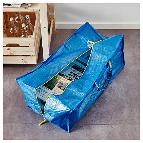 Ikea Frakta Storage Bag – Blue — SET OF 3 | The Storepaperoomates Retail Market - Fast Affordable Shopping