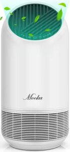 MOOKA Air Purifier for Home Large Room up to 800ft², H13 True HEPA Filter Air Cleaner for Dust Allergies Pet Dander Pollen and Smoke, Odor Eliminator for Bedroom Office with Filter Reminder and Timer