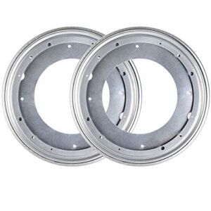 Fasmov 2 Pack 12-Inch Lazy Susan 5/16 Thick Turntable Bearings