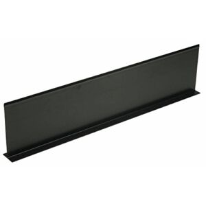 Shelf Divider T Shape Black Plastic – 30″ L x 7″ H