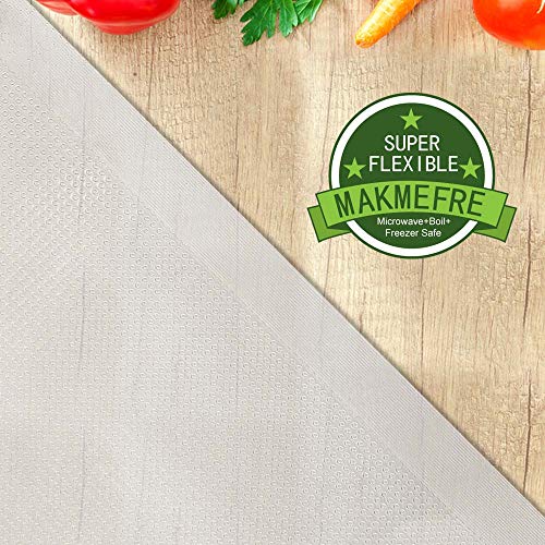 MakMeFre 4 Pack 11″x50′(Total200Feet)Vacuum Sealer Bags Rolls for Food ,Commercial Grade, BPA Free,Puncture Prevention,Great for Sous Vide Cooking | The Storepaperoomates Retail Market - Fast Affordable Shopping