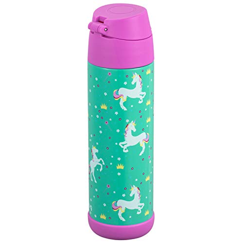 Snug Kids Water Bottle – insulated stainless steel thermos with straw (Girls/Boys) – Unicorn, 17oz | The Storepaperoomates Retail Market - Fast Affordable Shopping