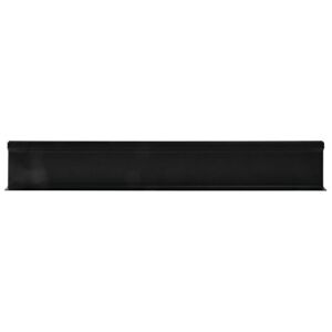 Case Dividers Shelf Divider Black Plastic”T” Divider for Parsley Runner Without Aluminum Support- 24″L x 3 1/2″H