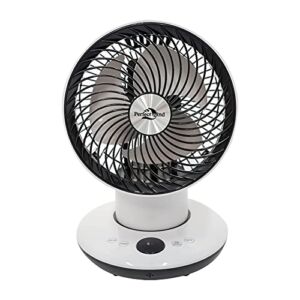 Perfect Wind 8-Inch Personal Desktop Air Circulator Fan, Indoor Circulator Fan for Whole Room Temperature Equilibrium (RC Smart)