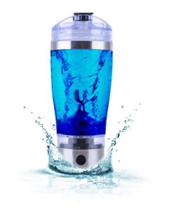 7LMIXX Ultimate Stainless Steel Electric Shaker Bottle Vortex Mixer, USB Rechargeable, BPA-free & Leak-proof Protein Powder, Cocktail Blender – 1 Bottle
