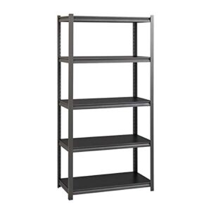 Hirsh Industries 3,200 lb Capacity Iron Horse Shelving – 5 Compartment(s) – 72″ Height x 36″ Width x 18″ Depth, 20996