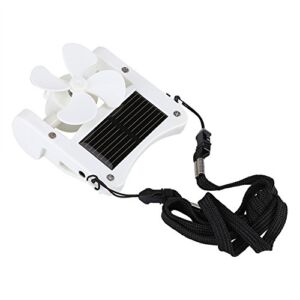 Portable Hat Fan Mini Solar Powered Cooling Fan Clip for Mountain Climbing Camping Hiking