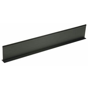 Shelf Divider T Shape Black Plastic – 30″ L x 5″ H