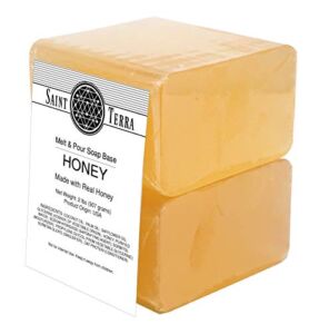 Saint Terra – Honey Melt & Pour Soap Base, 2 Pounds