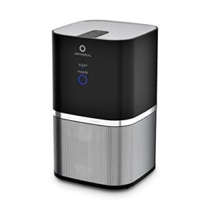 Airthereal ADH50B Air Purifier with 3 Filtration Stage True HEPA Filter for Small Room, Bedroom, and Office Whisper Quiet-Day Dawning, Black