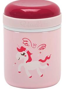 Vanli’s Stainless Steel 10 Ounce Thermos Food Jar | Leak Proof Insulated Lunch Container for Kids Adults | Keeps Food Hot or Cold for Several Hours | Ideal for School Office Outdoors| Pink Unicorn