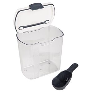 PrepWorks PKS-120 Plastic 2.5-Quart ProKeeper Grain Storage Container with Hinged Lid, 1 Piece, Clear