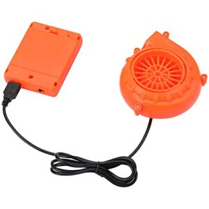 TOLOCO Inflatable Clothing Fan Clothing Fan Game Clothing Fan Orange (Orange)