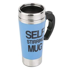 WZPG Self Stirring Mug 350ML, Portable Stainless Steel Self Stirring Mug, Milkcoffee Cupkitchenoffice Bar