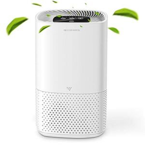 Air Purifiers for Home, Premium Desktop Air Purifier with True H13 HEPA filter for Bedroom, 3-Stage Filtration Remove 99.97% Tiny Objects, Perfect for Home Large Room, Bedroom, Living Room, Kitchen and Office