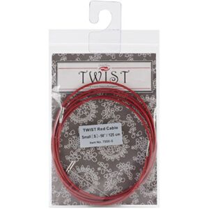 CHIAOGOO Twist Red Lace Interchangeable Cables 50″, Small