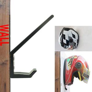 Invisible Helmet Rack Helmet Wall Display Rack Helmet Storage Holder Race Trailer Shop Garage Storage Organizer – Motorcycle Helmet Holder, Jacket Hanger, Motorbike Wall Mount Display Rack – No Helmet