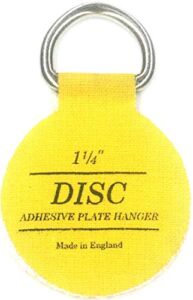 Flatirons Disc Adhesive Plate Hangers, 1.25 Inch, 6 Pack