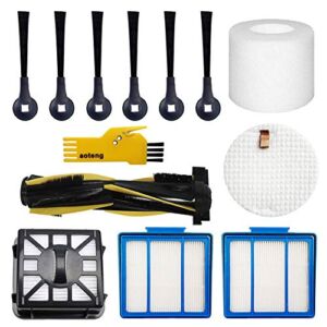 aoteng Accessories Kit for Shark IQ R101AE (RV1001AE) IQ R101 (RV1001) Robot Vacuum Cleaner Replacement Parts Pack of Main Brush, Filters, Side Brushes