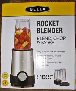 6 Piece Rocket Blender Stainless Steel