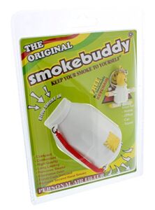Smoke Buddy Personal Air Purifier Cleaner Filter Removes Odor – White