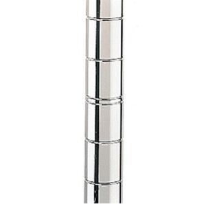 Commercial Chrome Wire Shelving Posts 86″ – 4 Posts