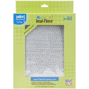 Pellon 975BX Polyester Insul-Fleece, 27″ x 45″, White