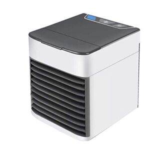 Portable Air Conditioner Fan, Spray humidification, 3 in 1 Air Cooler | Humidifier | Purifier,with 3 Speeds 7 Colors LED Light for Home Office Bedroom