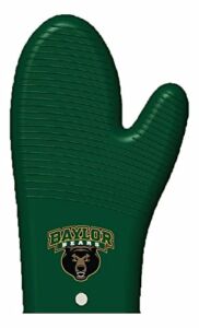 MasterPieces Game Day FanPans – NCAA Baylor Bears – Team Logo Silicone Grill Glove/Oven Mitt, Dishwasher Safe