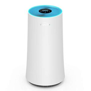 PURITIX Air Purifier with True HEPA, 23dB Quiet Desktop Home Air Purifiers with Timer, Child Lock for Smoke, Pet Dander