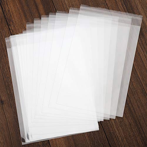 VWMYQ 100 pcs Clear 7″ x 10″ Self Seal Cello Cellophane Bags Resealable Poly Bags 2.8 mils for Cookie, Candy, Gift Bakery, Prints, Photos, Cards & Envelopes, Party Decorative | The Storepaperoomates Retail Market - Fast Affordable Shopping