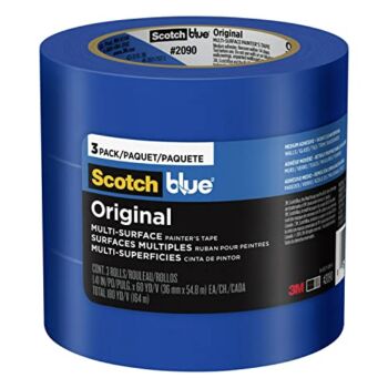ScotchBlue Original Multi-Surface Painter’s Tape, 1.41 inch x 60 yard, 3 Rolls | The Storepaperoomates Retail Market - Fast Affordable Shopping