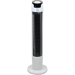 Genesis Powerful 43 Inch Oscillating Tower Fan With Max Air Quiet Technology And Remote